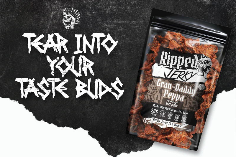 Ripped Jerky protein snack product