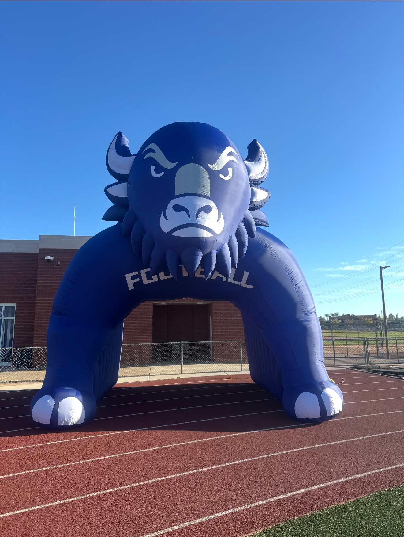 Tempe High Football Buffalo inflatable tunnel